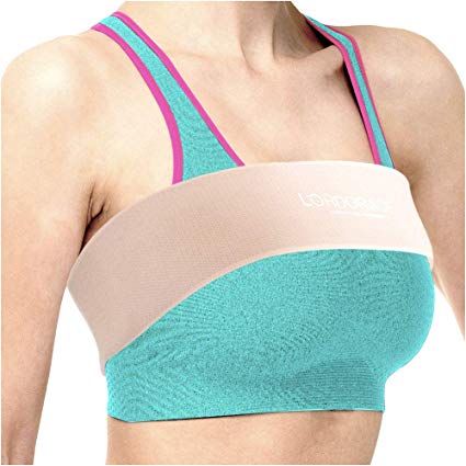 Breast Support Band, No-Bounce, Adjustable Extra Sports Bra Strap, Stabilizer Band