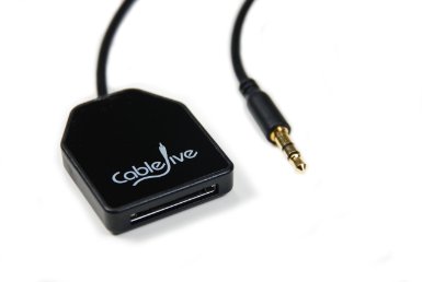 CableJive dockBoss Smart Audio Input Adapter for iPhone iPod and iPad Docks 25 feet