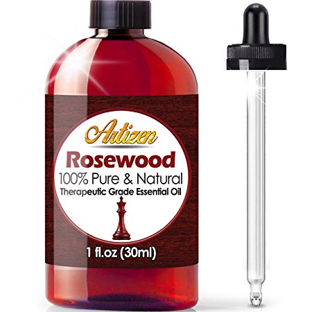 Artizen Rosewood Essential Oil (100% PURE & NATURAL - UNDILUTED) Therapeutic Grade - Huge 1oz Bottle - Perfect for Aromatherapy, Relaxation, Skin Therapy & More!