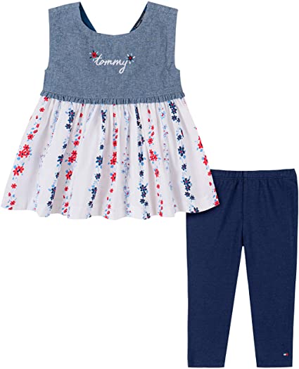 Tommy Hilfiger Girls' 2 Pieces Legging Set