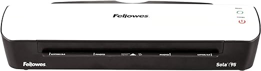 Fellowes A4 Sola Laminator for Home and Home Office, for Laminating Pouches up to 125 Micron Thickness, Jam Free, Laminator for Laminating Photos, Documents, Recipes, Flashcards etc.