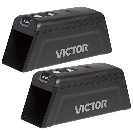 Victor M2-2P M2 Smart-Kill Wi-Fi Electronic Rat Trap-2 Pack, Black