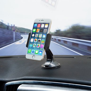 Car Mount Ipow Universal 360Rotation Windshield Dashboard Suction Cup Car Mount Holder Cradle for iPhone 6 Plus 6S 6S Plus 5SSamsung Galaxy S6 Edge S5 S4 Note 5 4 3Google NexusLG MotorolaHTC