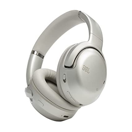 JBL Tour One M2, Adaptive ANC Bluetooth Over-Ear Headphones, Spatial Sound, Personi-Fi 2.0, Smart Ambient, Hi-Res, Pro Sound, App, 4-Mic for Call Clarity,up to 50Hrs, Built-in Alexa (Champagne)