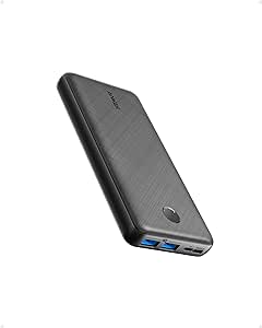 Anker Power Bank 325 (PowerCore Essential 20K), batteria da 20.000mAh con tecnologia PowerIQ, porte di ingresso e uscita USB-C per iPhone Serie 15, Galaxy S23, AirPods, e altro ancora