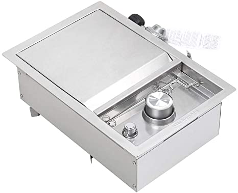 KitchenAid Stainless Steel Built-in Island Side Burner, 760-0023