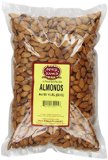Spicy World Almonds Whole Natural and Raw 4 Pound