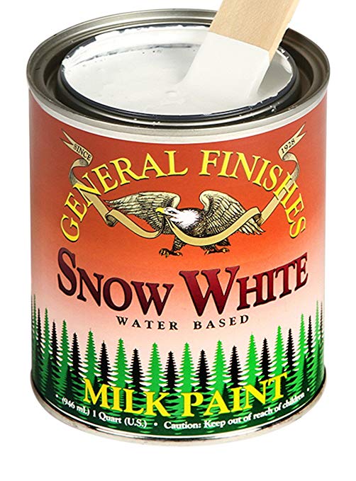 General Finishes PSW Milk Paint, 1 pint, Snow White