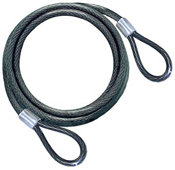 BRINKS 3020-033-2T 15' Coated Flexible Steel Cable 3/8'' Diameter