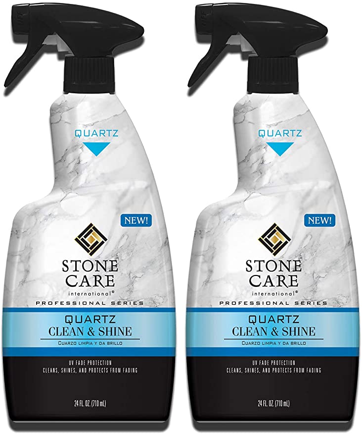 Stone Care International Quartz Cleaner and Polish - 24 Ounce&nbsp;(2 Pack) - Clean & Shine Your Quartz Countertops Islands and Stone Surfaces with UV Protection