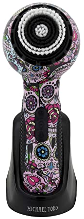 Michael Todd Beauty Soniclear Elite Antimicrobial Facial Cleansing Brush System, 6-Speed Sonic Powered Exfoliating Face Brush & Body Brush