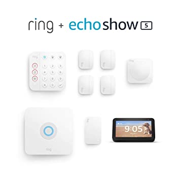 Ring Alarm 8-piece kit (2nd Gen) bundle with Echo Show 5