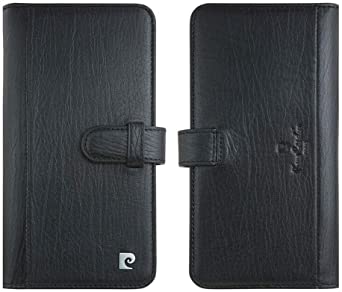 Pierre Cardin iPhone X/iPhone Xs Wallet Case, Detachable Genuine Leather Wallet & Case Combo, Compatible Apple iPhone X/XS - Black
