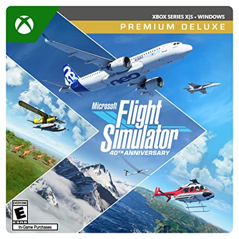 Microsoft Flight Simulator 40th Anniversary Premium Deluxe: Xbox Series X|S & Windows [Digital Code]