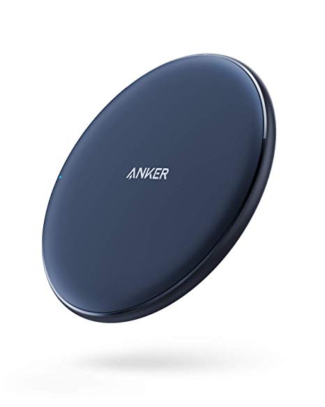 Wireless Charger, Anker 10W Qi-Certified Wireless Charging Pad, Compatible iPhone Xs Max/XR/XS/X/8/8Plus, 10W Fast-Charging Galaxy S10/S9/S9 /S8/Note 9 (No AC Adapter, 3ft Cable Included)