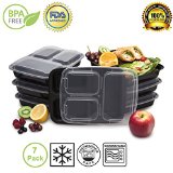 Bento Lunch Box - Tupperware Set - Meal Prep  Restaurant Containers - Foodsaver Storage 7pk 36oz