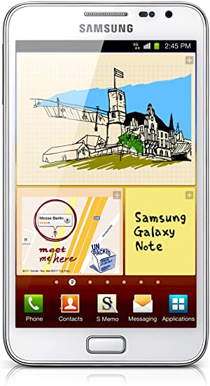 Samsung Galaxy Note GT-N7000 Unlocked Cellphone--International Version(Ceramic White)