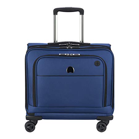 DELSEY Paris 4 Wheel Spinner Mobile Laptop Briefcase, Blue, One Size