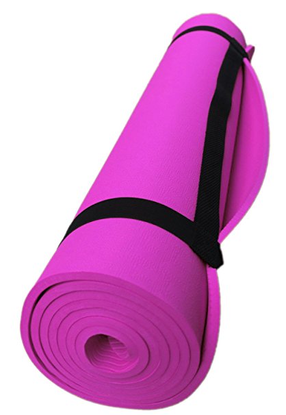 Dr.Health（TM) Premium Mat Best Wet Grip Eco-Friendly Non-Slip and Durable TPE 6mm or 1/4" thick Yoga Mat
