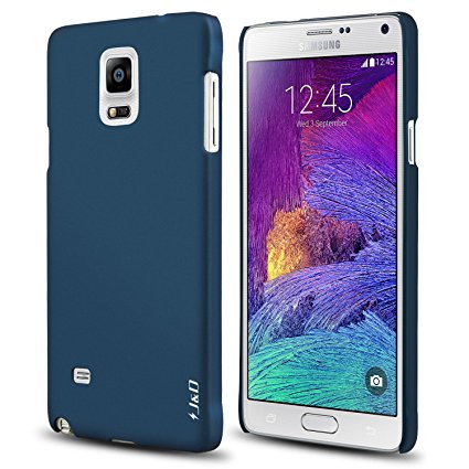 Samsung Galaxy Note 4 Case, J&D [Ultra Slim] Galaxy Note 4 Case [Slim Fit] [Matte] Premium Protective Case for Samsung Galaxy Note 4 (Slim Dark Blue)