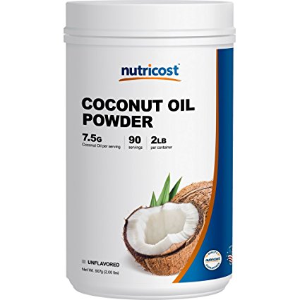 Nutricost Coconut Oil Powder 2 LBS, 90 Servings - Non-GMO And Gluten-Free - Premium Quality Made In The USA