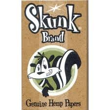 Skunk Brand Single Wide Pure Hemp Rolling Papers (6 Packs)