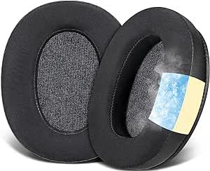 SOULWIT Earpads Cushions Replacement for Sony WH-XB910 XB910N Extra Bass Noise Cancelling Headphones, for Sony WHXB910N Wireless Headset, Ear Pads with Noise Isolation Foam - XB910 CG Black