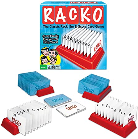 Winning Moves 6122 Rack-O, Retro Package Card Game