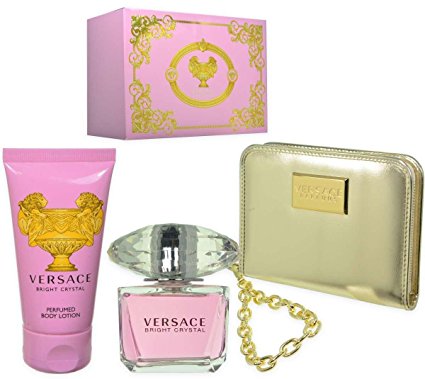 VERSACE 3 Piece Bright Crystal Eau De Toilette Set