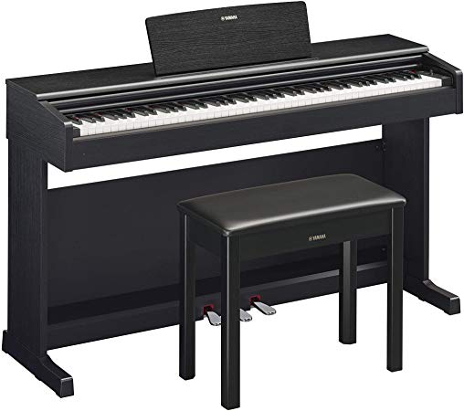 Yamaha YDP144B Arius Series Digital Console Piano with Bench, Black