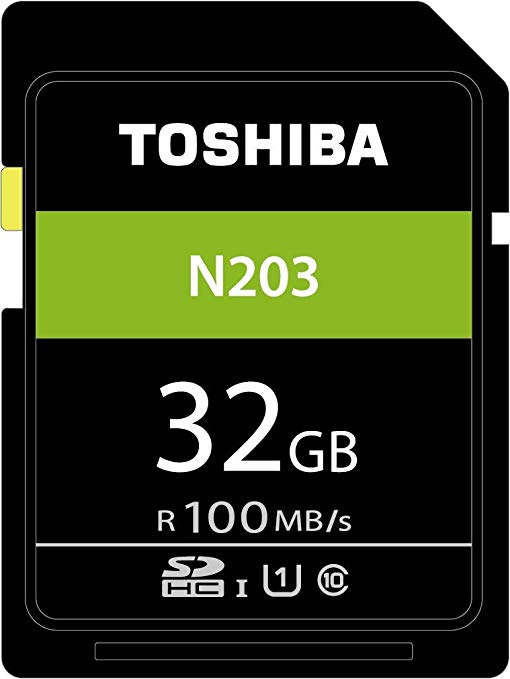 Toshiba THN-N203N0320E4 32GB N203 Class 10 U1 100MB/s SD Card with Adapter