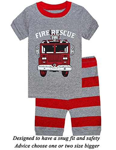 Little Cat Boys Pajamas 100% Cotton Train Short Kids PJS Summer Toddler Sleepwear Children Clothes