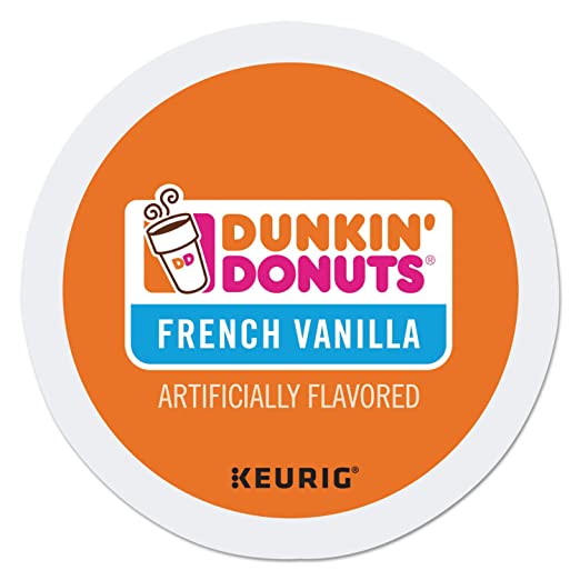 Dunkin' Donuts K Cup, French Vanilla, 0.37 Ounce, 24 Count