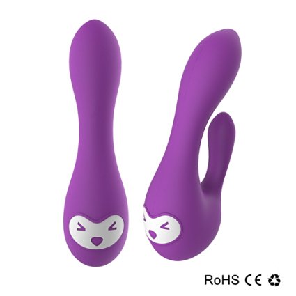 Aphrodite's USB Charging Vibrator - Waterproof - double motors - 7 Stimulation Modes - Made of Medical Grade Silicone - Quiet yet Powerful - Best for Women or Couples - Discreet Packaging(1020-Purple)