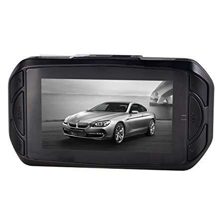 ETTG Portable 2.7 inch LCD 170 Degree Angle Lens Front Portable HD 1080p Camera Car DVR