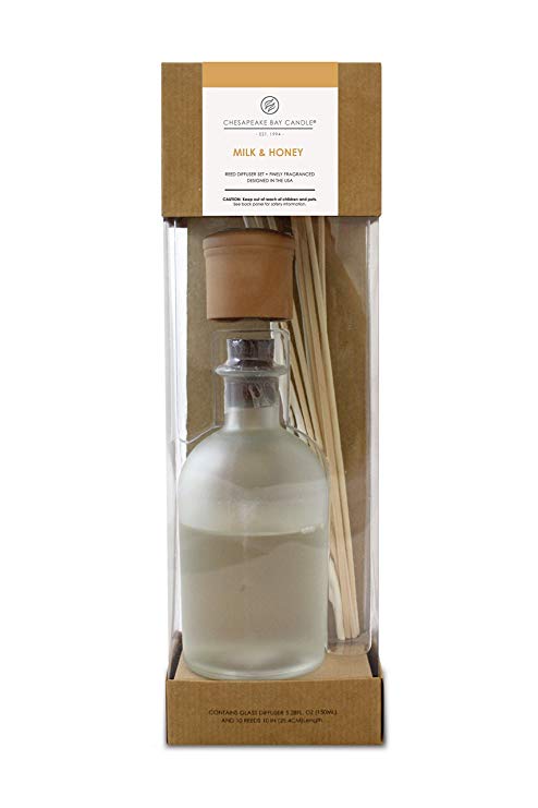 Chesapeake Bay Candle Reed Diffuser, Milk & Honey,