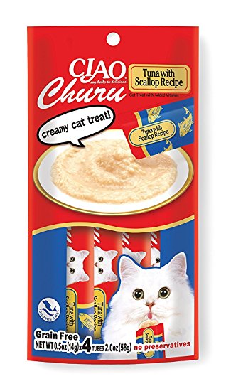 INABA Churu Lickable Creamy Puree Japanese Cat Treats