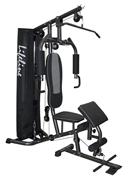 Lifeline Toodlee Other Home Gym Deluxe with Cover & Preacher Curl, Others (Multicolor)