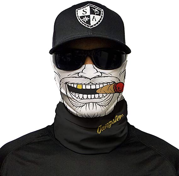 Buy S A - 1 UV Face Shield - Gangster - Multipurpose Neck Gaiter