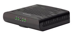 TC4350 DOCSIS 3.0 32x8 cable modem 1 x Gigabit Ethernet LAN. Note For use wi