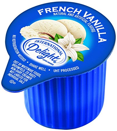 International Delight Non-Dairy Single-Serve Coffee Creamers, French Vanilla, 288 Count