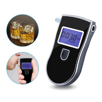 Cymas Breathalyzer, Digital Breath Alcohol Tester with LCD Screen