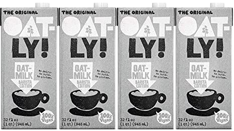 Oatly Original Oat Drink 1 Litre (Pack of 12), Barista Edition