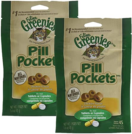 Greenies Pill Pockets CHICKEN 3.2 oz (90 pockets)