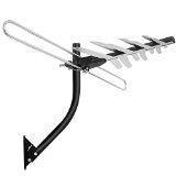 1byone Digital AtticOutdoor HDTV Antenna Apmlified VHF and UHF Combo TV Antenna with J-Pole Mount Extremely High Performance