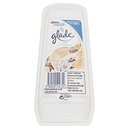 Glade Solid Magnolia and Vanilla 150 g (Pack of 8)