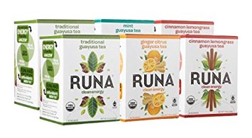 RUNA Amazon Guayusa Variety Pack Tea Boxes, 96 Count