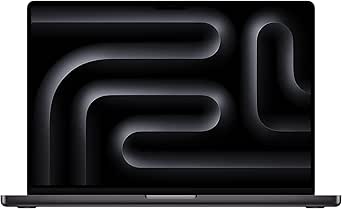 Apple 2024 MacBook Pro Laptop mit M4 Pro Chip mit 14-Core CPU und 20-Core GPU: 16,2" Liquid Retina XDR Display, 24 GB gemeinsamer Arbeitsspeicher, 512 GB SSD Speicher; Space Schwarz