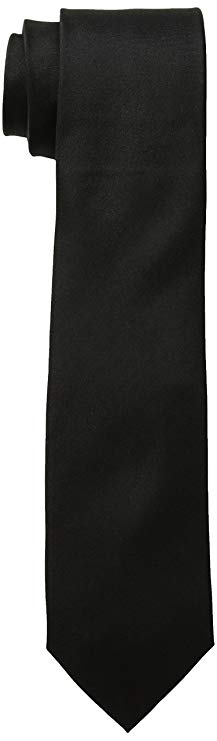 Calvin Klein Men's Malte Satin Solid Slim Tie