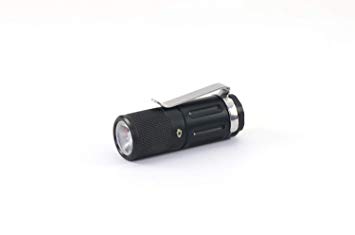 Foursevens Mini MKIII LED Flashlight, Super Bright and Compact EDC Pocket Flashlight with 6 Configurable Modes: Low, Med, High, Strobe, SOS, Beacon (Light and Charger)